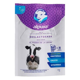 Alpura Leche en Polvo deslactosada de vaca 460gr