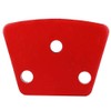 3PCS Trapezoid Diamond Floor Grinding Pad Disc #30 Grit Metal