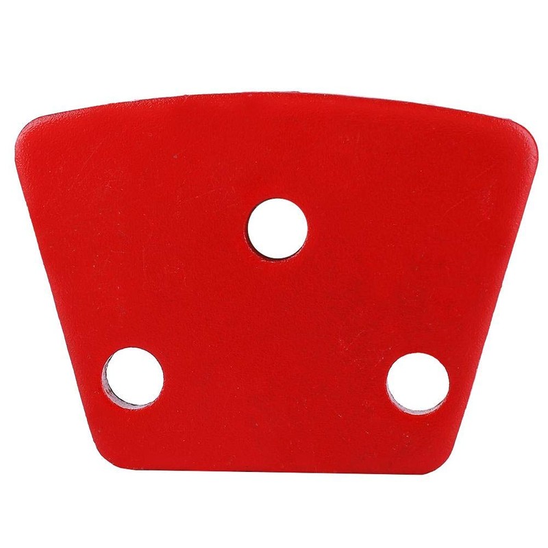 3PCS Trapezoid Diamond Floor Grinding Pad Disc #30 Grit Metal