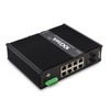 Industrial IP40, 10-Port Gigabit Ethernet Switch (w/20-km SFP transceiver), G0208i