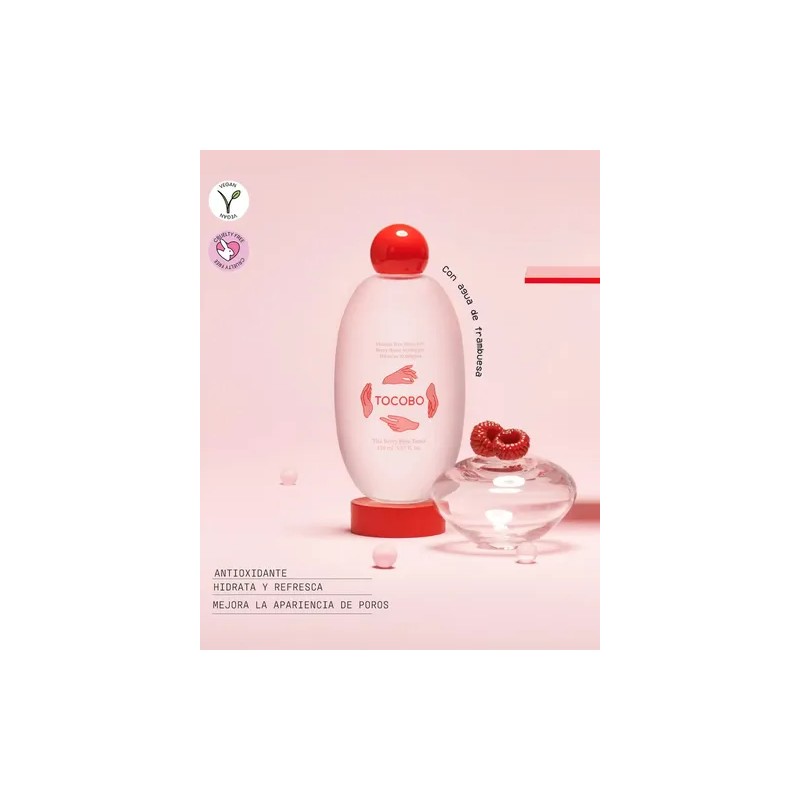 Tocobo Vita Berry Pore Toner Para Refinar Apariencia De Poro