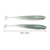 5Pcs Simulated Soft Fish Bait 3D Eyes Environmentally Friendly Silicone