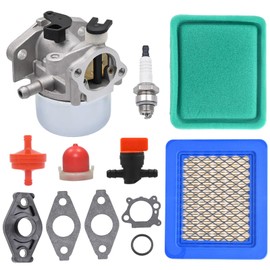Aylux 799866 Carburetor with 491588S Filter for 675 Series 190cc 6.75 hp Engine Replace B&S 790845 799871 796707 794304 Toro Craftsman Troy-Bilt Lawnmower