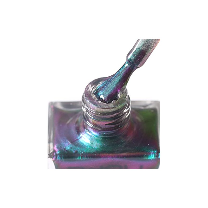 Major Dijit- Esmalte de uñas camaleón, esmalte de uñas holográfico
