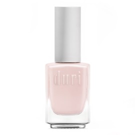 duri Nail Polish, 718 Warm Seduction, Warm Pastel Natural Pink, Full Coverage, Glossy Finish, Fast Drying, Soft Look, 0.5 Fl Oz