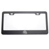 KA Depot For Maybach License Plate Frame Matte Black W/Chrome