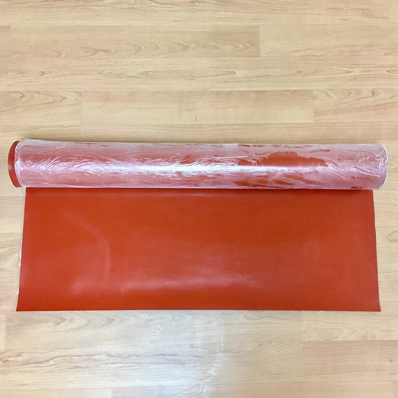 Silicone - Commercial Grade Red/Orange - 55A - Rubber Sheets