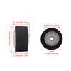 Sevender 13x6x2mm Black Rubber Bearing Roller Guide Pulley Bearing Wheel