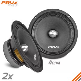 PRV Audio 2x PRV Audio 8MR500-4 BULLET Car Audio 8" Midrange Speakers 4 Ohm 1000W Package