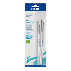 Milan Brush, White, Mediano