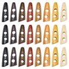 GORGECRAFT Toggle Buttons in 80 Colours, 8 mm Long, Horn-Shaped