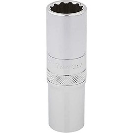 Draper 33735 1/2" Square Drive Hi-Torq 12 Point Deep Socket, 17mm Size