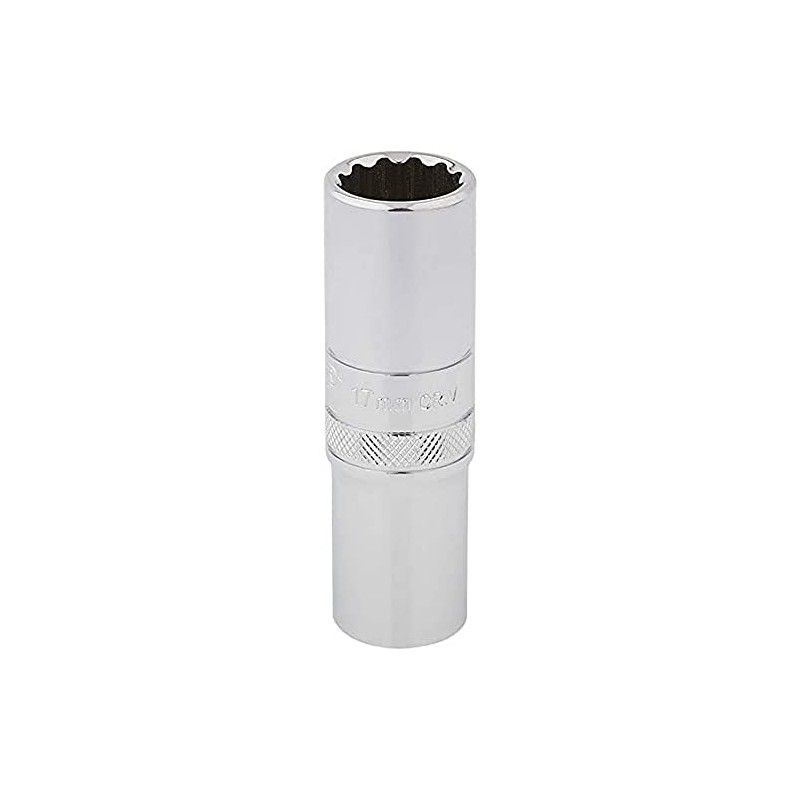 Draper 33735 1/2" Square Drive Hi-Torq 12 Point Deep Socket,