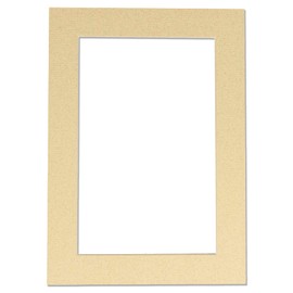 8x10 Mat for 5x7 Photo - Precut Tan Picture Matboard for Frames Measuring 8 x 10 Inches - Bevel Cut Matte to Display Art Measuring 5 x 7 Inches - Acid Free ONE MAT