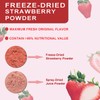 MAYKER Freeze Dried Strawberry Powder 2.82OZ (80Grams), No Added Sugar,