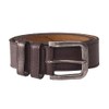 Duke D555 Mens Archie Big Tall Double Leather Loop Belt