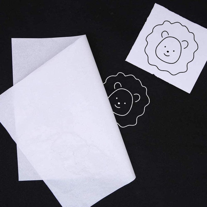 50 Sheets White Carbon Paper Graphite Paper Transfer Tracing Paper