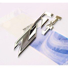 Yoaoo Set OEM Chrome Emblems Compatible with Silverado Sierra Tahoe Suburban Z71 4x4 Emblems OEM New 1500 2500 3500 Decal