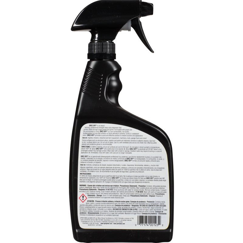 Spray Nine 22732 Grez-Off Heavy Duty Degreaser, 32 oz., Pack