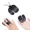 Prespollw Leather Archery Finger Tab – Double Layer Right-Hand Grip