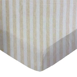 SheetWorld Baby Fitted Cradle Sheet 18 x 36 inches, 100% Cotton Jersey Hypoallergenic Sheet, Unisex Boy Girl, Blue Gingham, Made in USA