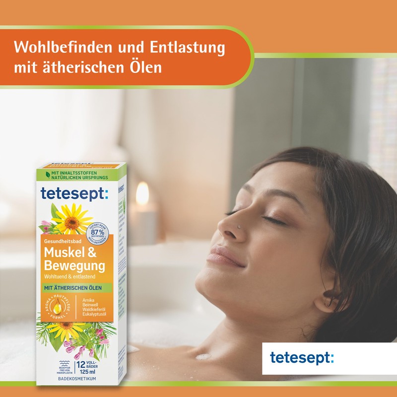 tetesept Muscle & Movement Bath - Health Bath for Relaxation