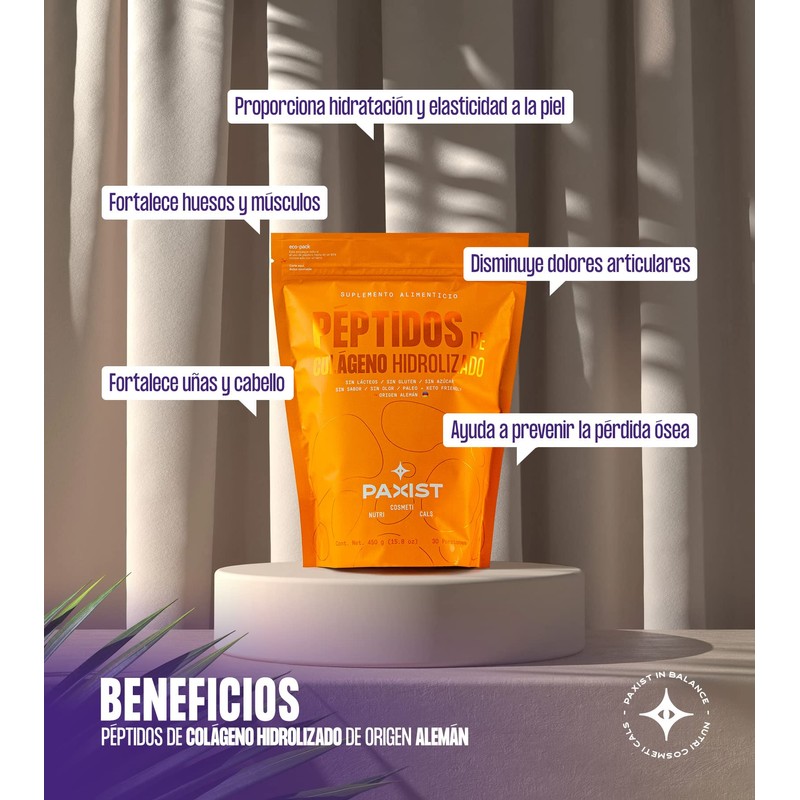 Péptidos de Colágeno Hidrolizado 450 grs.