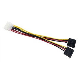 AKORD LP4 to 2 SATA Internal Power Splitter Cable