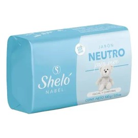 Jabón Neutro Para Bebé Sin Aroma 100g Sheló Nabel                                                                                                     