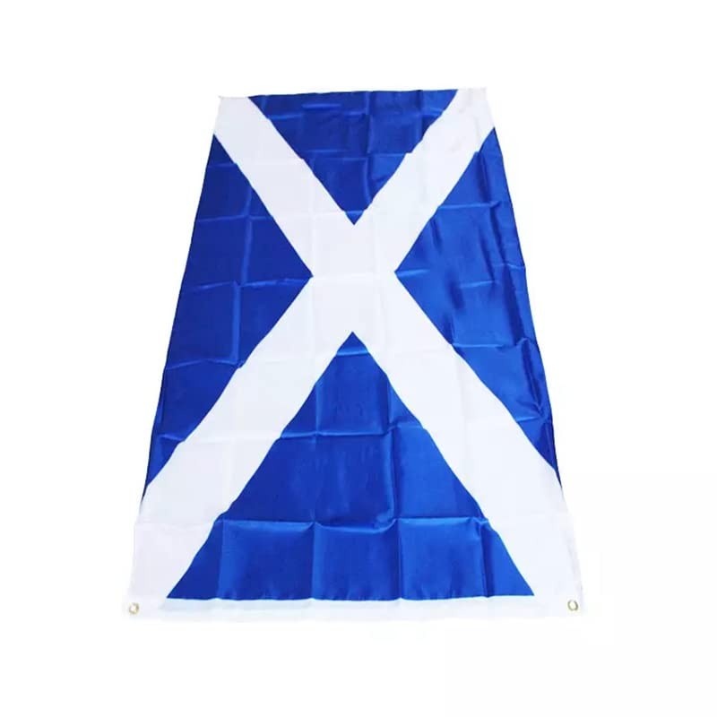 AIMALL Large Scotland Scottish Flag with Brass Grommets Saltire Heavy