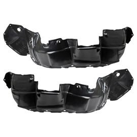 TRQ TRQ Front Inner Fender Liner Set Compatible with 2004-2006 Lexus RX330 2007-2009 RX350 LX1248101 LX1249101