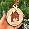 New Beginnings New Memories New Home 2024 Wooden Ornament -