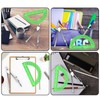 Tdfronien Students Geometry Math Set, Drawing Compass and 6 Inch