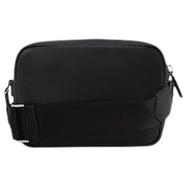 Karl Lagerfeld Jeans Men's Essential Grainy PU Crossbody Cross Body, black