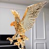 DARMOMOON Acrylic American Bald Eagle Figurine Glass Collection Ornament Statue