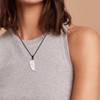 COAI Men's Surfer Necklace with Pointed Pendant, howlite, Howlite