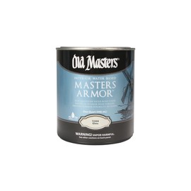 Old Masters 72304 Masters Armor Interior Water-Based Finish, Gloss, Clear, 1 Qt