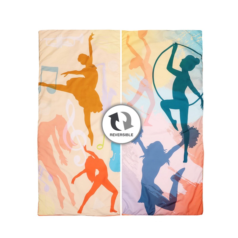 EXPRESSIONS Dancer and Cheerleader Lightweight Indoor Slumber Bag/Sleeping Bag Ultra-Soft