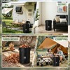 Purpeak 2 Pack Collapsible Pop up Trash Cans for Camping