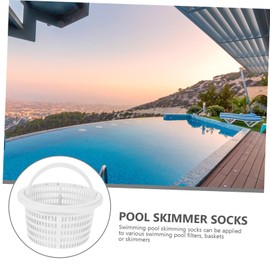BESPORTBLE Pool Skimmer Basket Easy Install Garbage Filter for Swimming Pools Debris Removal Compatible Inground Design for Hassle Cleaning