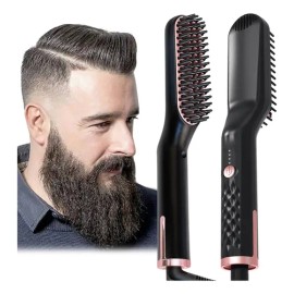 Cepillo Eléctrico Para Alisar Barba Y Cabello