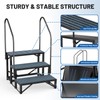RV Steps Spa Steps with Handrail - 3 Step Hot