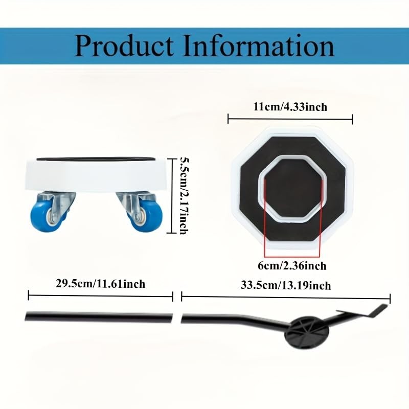 Furniture Moving Kit with 360° Rotating Wheels, Heavy Duty Furniture
