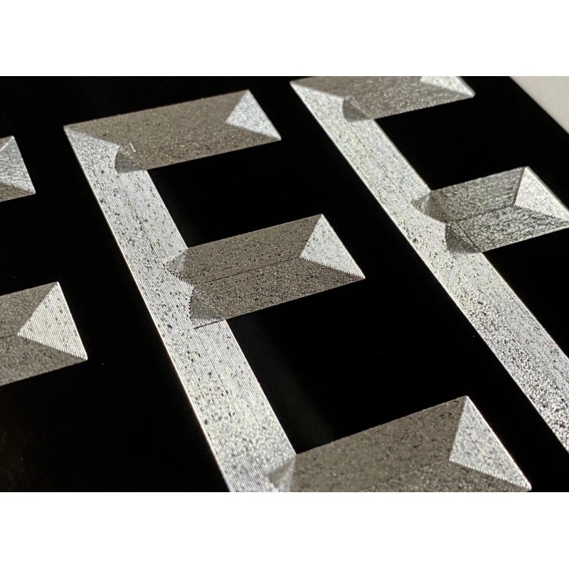 BLVD Silver Engraved Eat Beef Black Car Tag Diamond Etched