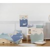 David Fussenegger Baby and Children's Blanket Juwel Whale Medium Blue