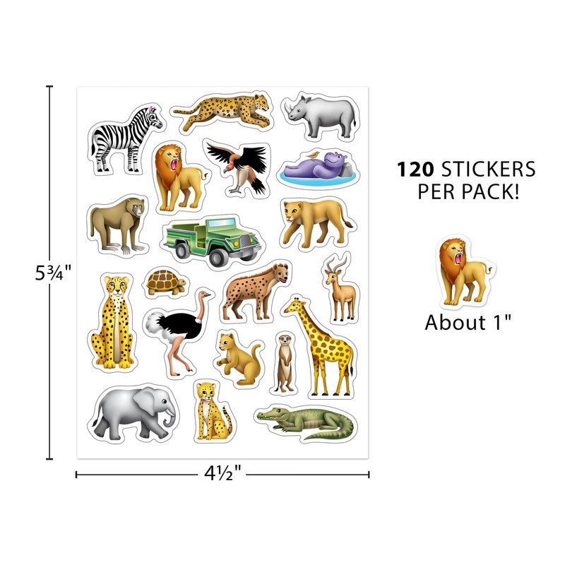 Teacher Created Resources Safari Stickers (TCR7089)