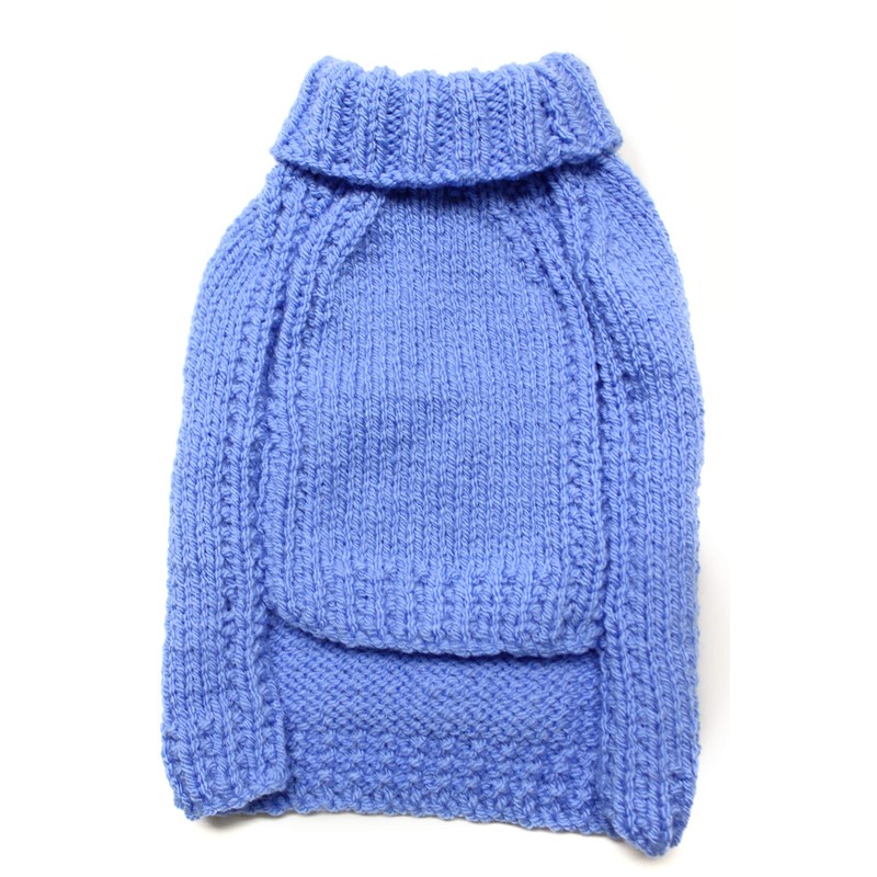 Knitting Pattern for Plain Dogs Coat, 4 Sizes Included, Aran