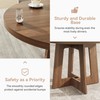 Round Dining Table for 4, Wooden Dining Room Table, Circle