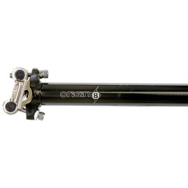 Origin8 Pro-Fit Alloy Seat Post, 25.4 x 400mm, Black