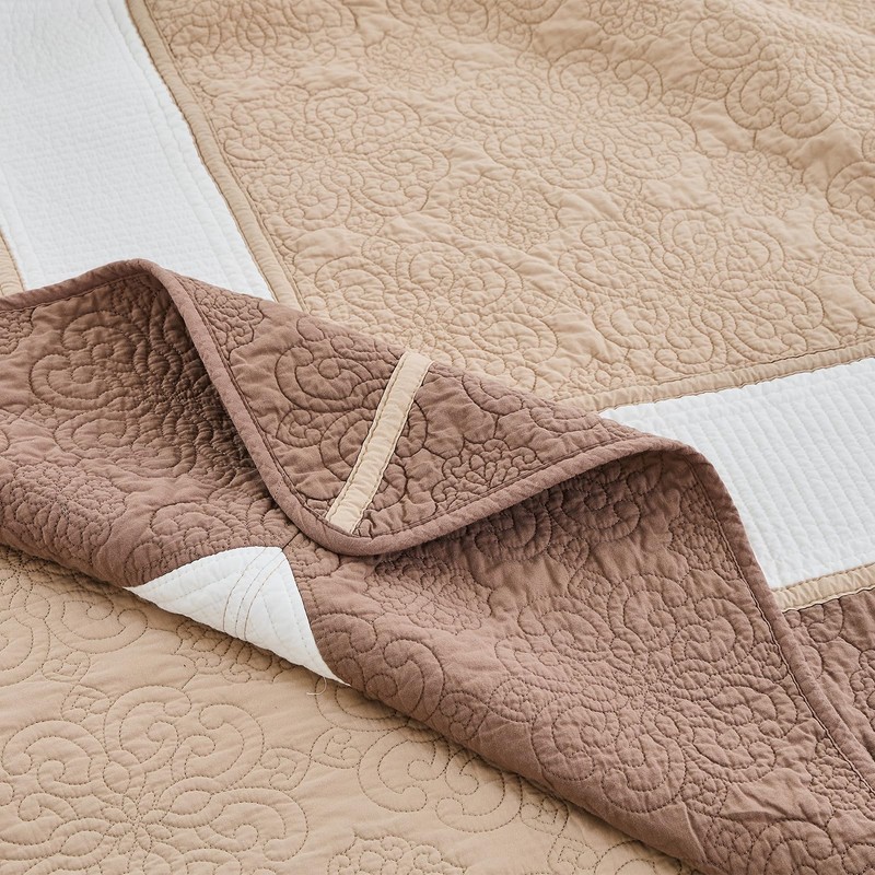 DDUOXIN Lightweight King Bedspread 120"x120" - 100% Cotton Reversible Oversized